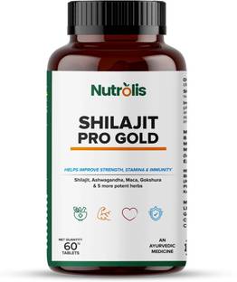 Nutrolis Himalayan Shilajit Pro Gold | 24 Carat Gold | Strength, Stamina & Recovery