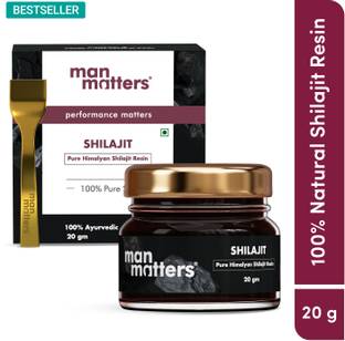 Man Matters 100% Pure Himalayan Shilajit Resin for Men | Boosts Immunity & Strength