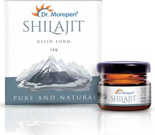 Dr. Morepen Natural & Pure Himalayan Shilajit Resin, Ayurvedic Energy Booster & Stamina Enhancer