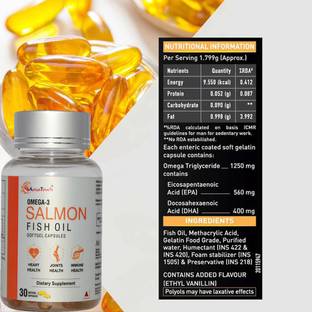 Aayatouch Salmon Fish Oil 1000mg Omega-3