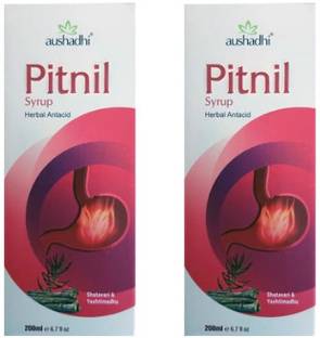 aushadhi Pitnil Syrup | Ayurvedic Antacid for Acidity & Gas Comfort