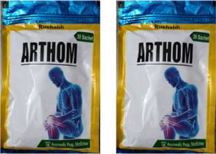 ARTHOM AYURVEDIC CHURNA FOR JOINT PAIN ,STIFFNESS & SWELLING -60 SACHETS-By Gaharawar