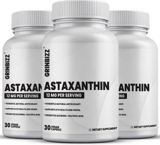 grinbizz ASTAXANTHIN Capsules - Powerful Antioxidant Support | Boosts Immunity