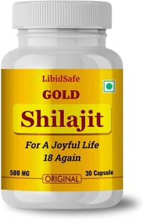 LibidSafe Shilajit Gold Capsules for Men - Potent Energy & Vitality Boost