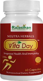 Rajasthan aushdhalaya VITA DAY Neutra Herbals | Health and Immunity | 60 Capsules