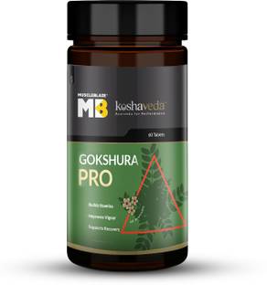 Koshaveda by MuscleBlaze Gokshura Pro with 6 Ayurvedic Herbs, Supports Recovery