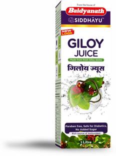 Baidyanath Giloy Juice 1 Litre, Natural Immunity Booster | No Added Sugar