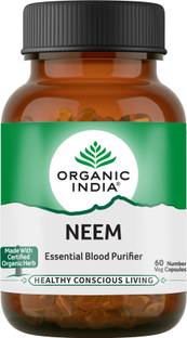 ORGANIC INDIA Certified Organic Neem capsules 60 Capsules