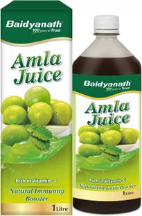 Baidyanath Amla Juice - 1L - Rich in Vitamin C and a Natural Immunity Booster | Rich in antioxidants |Help to Increase Metabolism & improves Digestion