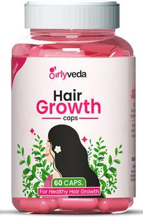 Girlyveda Ayurvedic Hair Growth Capsule | Reduce Hair Fall | Improve Scalp Health