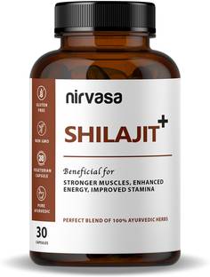 निर्वासा Shilajit with Safed Musli For Strength, Power & Stamina (30 tablets)