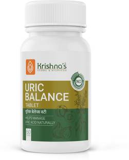 कृष्णा'स हर्बल एंड आयुर्वेद Uric Balance Tablet Blend of 9 Herbs Helps to Reduce Uric Acid Levels Naturally