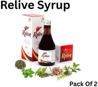 NORTH INDIA PHARMA Relive Syrup 440 ml for Curing Liver Disorder