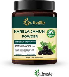 Dr.TrueSkin Karela Jamun Powder Herbal Stress Relief