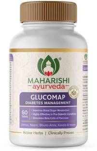 MAHARISHI ayurveda Glucomap, Diabetes Management, Jamun, Karela, Neem, Control Blood Sugar levels