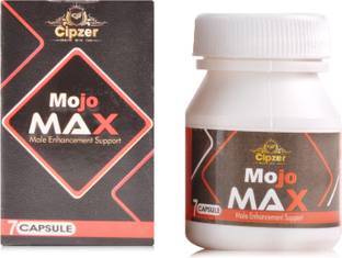 CIPZER Mojo MAX Capsules for Men Natural Energy and Stamina Booster, Vigor (7 Capsule)