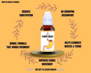 grinbizz Acidity Relief Drop/Digestive Problem/Gastric Pain Relief/Constipation Relief