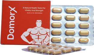 DOMORX Ayurvedic Men's Supplement | Energy, Stamina & Vitality | Pack of 60 Tablet