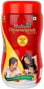 Multani Chyawanprash Special Enriched With Kesar | Builds Strength & Stamina - 500gm