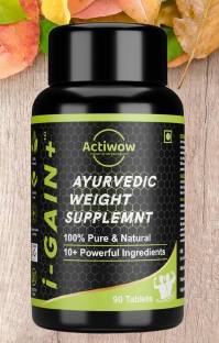 ACTIWOW i-Gain+ New and improved formula I The Ultimate Weight Gainer I Ayurvedic_Seew