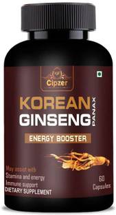 CIPZER Korean Ginseng Capsule|Helps in strengthening bone|Boosts immunity-60 Capsules