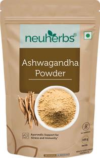 Neuherbs Organic Ashwagandha Powder | Ayurvedic Care for Stress Relief |No Additives