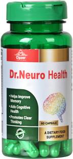 CIPZER Dr. Neuro Health 60 Capsules, Helps to boost memory power enhance cognition