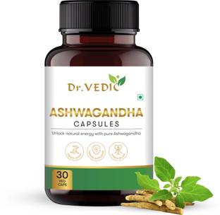 Dr.Vedic Pure Ashwagandha Extract for Stress Relief, Energy Boost
