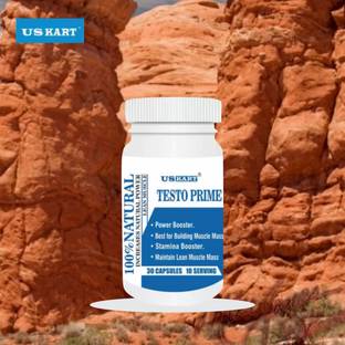 US KART Testo Prime 30 Capsule with 10 Serving Increase Natural Power Booster & Stamina