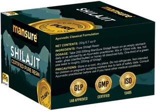 ManSure Shilajit Pure Resin for Men 20g