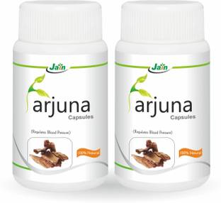 Jain Arjuna Capsules - 60 Count (Pack of 2)