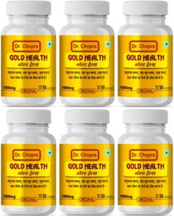DR. CHOPRA PHARMACLS Gold Health Capsules Pack Of 6
