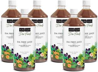 Kapiva Dia Free Juice 1L| Controls Blood Sugar Levels | Amla, Karela, Jamun & More