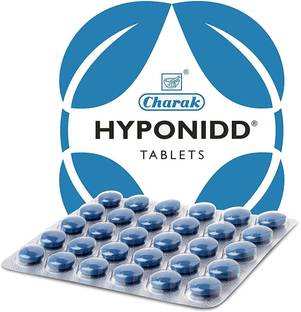 CHARAK Hyponidd Tablets - Reduce Insulin Resistance,Maintain Blood Glucose Level (Pack of 4)(120 Tablets)