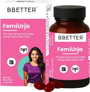BBETTER FemiUrja | Ayurvedic Menstrual Health Support – PMS Relief & Digestive Support
