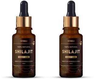 Nirvasa Pure Shilajit Liquid For Strength, Power & Stamina