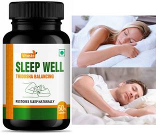 VITASTA Sleep Well capsule for Tridosa balancing,Improve Sleep quality,for Sound sleep