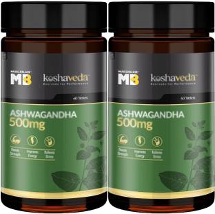 MUSCLEBLAZE Ashwagandha 1000mg, Ayush Approved, for Muscle Strength, 60 Tablets Each