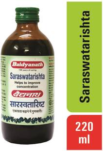 Baidyanath Saraswatarishta 220 ml | Improves Concentration & Grasping Power