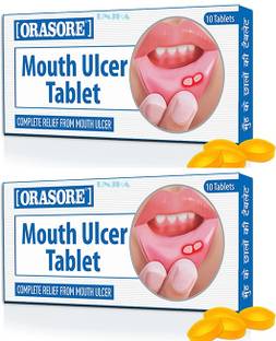 Unjha ORASORE MOUTH ULCER Tablet-(2x10T)