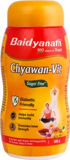 Baidyanath Sugarfree Chyawan Vit- Specially formulated Chyawanprash with No Added Sugar- With Benefits of Amla, Ashwagandha and Almonds