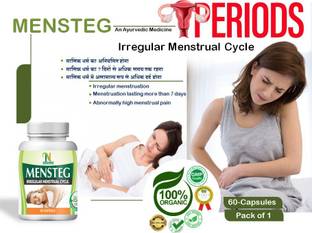 Numinous MENSTEG Ayurvedic Medicine, for Women/Girl, Irregular periods,Pack of 1, 60-caps