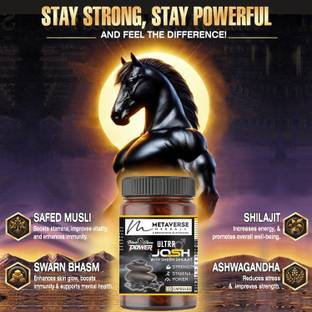 METAVERSE Power Capsule for Men Power 100% Ayurvedic Capsule Boost Power and Stamina