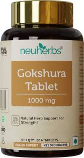 Neuherbs Gokshura Tablet | Natural Herbal Support For Strength & Stamina (60 Tablets)