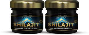 Ayuvya Pure Himalyan Shilajit Gold Resin for Strength, Power & Stamina