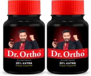 Dr. Ortho AYURVEDIC PAIN RELIEF CAPSULES (60 Caps in each Container)(Pack of 2)