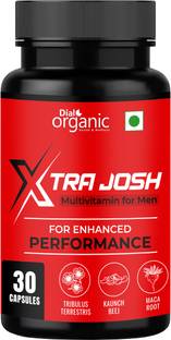 dial organic Advance Ayurvedic Xtra Josh Stamina Booster Capsules For Man