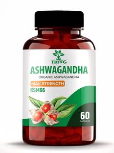 Trivang KSM 66 Ashwagandha | Rejuvenate Mind & Body | For Stress | Each Capsule 500 mg