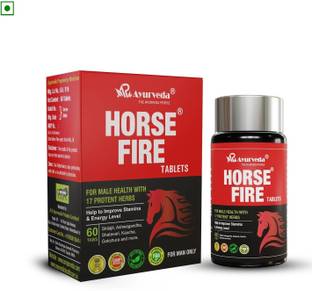 A R Ayurveda Horse Fire Tablets - Ayurvedic Stamina Booster For Men
