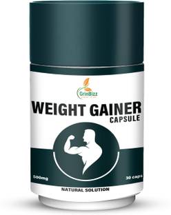 grinbizz Weight Gainer Capsule For Healthy Weight Gain/Body Growth/Stamina Booster